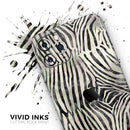 Watercolor Zebra Pattern - Vinyl Skin Wrap for iPhone 17 Pro Max, 17 Pro, 17 Air, 17, 16 & All Models — Soft Matte or Ultra Gloss