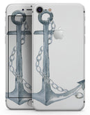 Watercolored Grungy Chained Anchor - Skin-kit for the iPhone 8 or 8 Plus
