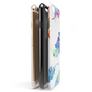 Watercolour Feather Floats iPhone 6/6s or 6/6s Plus 2-Piece Hybrid INK-Fuzed Case
