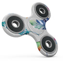 Watercolour Feather Floats Full-Body Fidget Spinner Skin-Kit