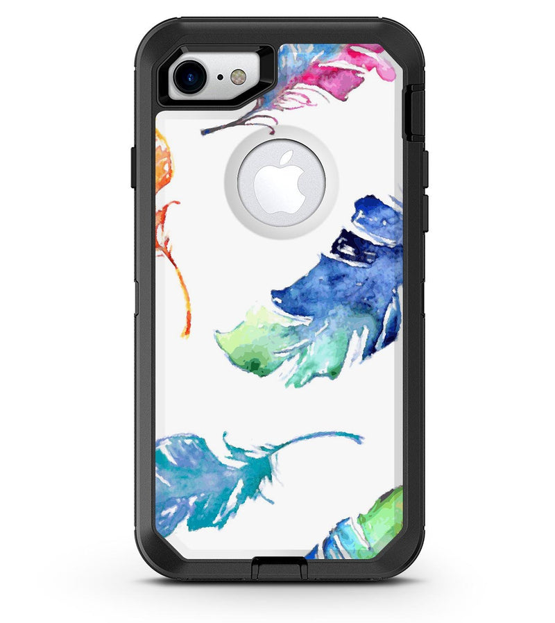 Watercolour Feather Floats - iPhone 7 or 8 OtterBox Case & Skin Kits