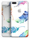 Watercolour Feather Floats - Skin-kit for the iPhone 8 or 8 Plus