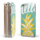 Well Hello Pineapple iPhone 6/6s or 6/6s Plus 2-Piece Hybrid INK-Fuzed Case