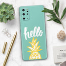 Well Hello Pineapple - Skin-Kit for the Samsung Galaxy S-Series S20, S20 Plus, S20 Ultra , S10 & others (All Galaxy Devices Available)
