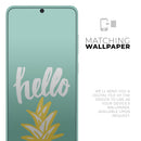 Well Hello Pineapple - Skin-Kit for the Samsung Galaxy S-Series S20, S20 Plus, S20 Ultra , S10 & others (All Galaxy Devices Available)