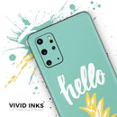 Well Hello Pineapple - Skin-Kit for the Samsung Galaxy S-Series S20, S20 Plus, S20 Ultra , S10 & others (All Galaxy Devices Available)