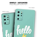Well Hello Pineapple - Skin-Kit for the Samsung Galaxy S-Series S20, S20 Plus, S20 Ultra , S10 & others (All Galaxy Devices Available)