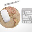 Western World Over// WaterProof Rubber Foam Backed Anti-Slip Mouse Pad for Home Work Office or Gaming Computer Desk