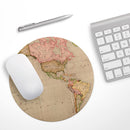 Western World Over// WaterProof Rubber Foam Backed Anti-Slip Mouse Pad for Home Work Office or Gaming Computer Desk