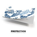 Whispy Leaves of Blue - Premium Protective Decal Skin-Kit for the Apple Credit Card