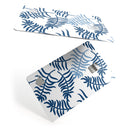 Whispy Leaves of Blue - Premium Protective Decal Skin-Kit for the Apple Credit Card