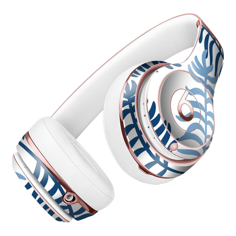 Whispy Leaves of Blue Full-Body Skin Kit for the Beats by Dre Solo 3 Wireless Headphones