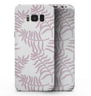 Whispy Leaves of Pink - Samsung Galaxy S8 Full-Body Skin Kit