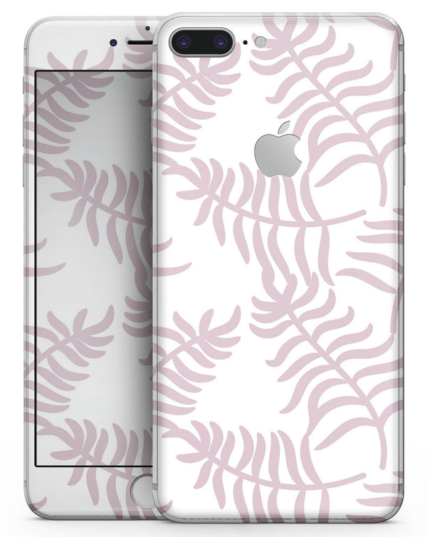 Whispy Leaves of Pink - Skin-kit for the iPhone 8 or 8 Plus