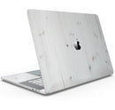 White Vertical Wood Planks  - Skin Decal Wrap Kit Compatible with the Apple MacBook Pro, Pro with Touch Bar or Air (11", 12", 13", 15" & 16" - All Versions Available)