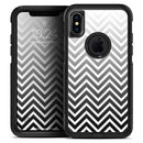 White & Gradient Sharp Chevron - Skin Kit for the iPhone OtterBox Cases