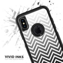White & Gradient Sharp Chevron - Skin Kit for the iPhone OtterBox Cases