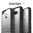 White & Gradient Sharp Chevron - Skin Kit for the iPhone OtterBox Cases