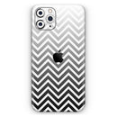 White & Gradient Sharp Chevron - Protective Skin Wrap & Decal – Compatible with iPhone SE to iPhone 17 Pro Max (All Models)