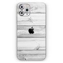 White & Gray Wood Planks - Protective Skin Wrap & Decal – Compatible with iPhone SE to iPhone 17 Pro Max (All Models)