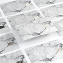 White & Grey Marble Surface V1 - Premium Protective Decal Skin-Kit for the Apple Credit Card