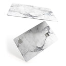 White & Grey Marble Surface V1 - Premium Protective Decal Skin-Kit for the Apple Credit Card