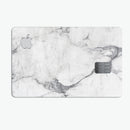 White & Grey Marble Surface V1 - Premium Protective Decal Skin-Kit for the Apple Credit Card