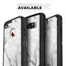 White & Grey Marble Surface V1 - Skin Kit for the iPhone OtterBox Cases