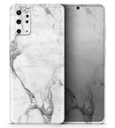 White & Grey Marble Surface V1 - Skin-Kit for the Samsung Galaxy S-Series S20, S20 Plus, S20 Ultra , S10 & others (All Galaxy Devices Available)