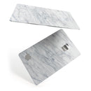 White & Grey Marble Surface V2 - Premium Protective Decal Skin-Kit for the Apple Credit Card