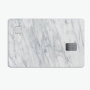 White & Grey Marble Surface V2 - Premium Protective Decal Skin-Kit for the Apple Credit Card
