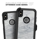 White & Grey Marble Surface V2 - Skin Kit for the iPhone OtterBox Cases