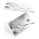 White & Grey Marble Surface V3 - Premium Protective Decal Skin-Kit for the Apple Credit Card