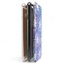 Whiet Mircro Dots Over Blue Watercolor Grunge iPhone 6/6s or 6/6s Plus 2-Piece Hybrid INK-Fuzed Case