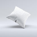 White Brick Wall Ink-Fuzed Decorative Throw Pillow