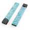 Skin Decal Kit for the Pax JUUL - White Butterflies and Flowers on Blue Watercolor Pattern