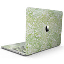 MacBook Pro with Touch Bar Skin Kit - White_Butterflies_and_Flowers_on_Green_Watercolor_Pattern-MacBook_13_Touch_V9.jpg?
