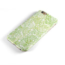 White Butterflies and Flowers on Green Watercolor Pattern iPhone 6/6s or 6/6s Plus 2-Piece Hybrid INK-Fuzed Case