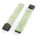 Skin Decal Kit for the Pax JUUL - White Butterflies and Flowers on Green Watercolor Pattern
