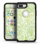 White Butterflies and Flowers on Green Watercolor Pattern - iPhone 7 Plus/8 Plus OtterBox Case & Skin Kits