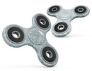 White Butterflies and Flowers on Light Blue Watercolor Pattern Full-Body Fidget Spinner Skin-Kit