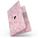 MacBook Pro with Touch Bar Skin Kit - White_Butterflies_and_Flowers_on_Pink_and_Red_Watercolor_Pattern-MacBook_13_Touch_V7.jpg?