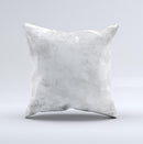 White Cracked Rock Surface ink-Fuzed Decorative Throw Pillow