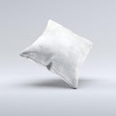White Cracked Rock Surface ink-Fuzed Decorative Throw Pillow