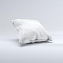 White Cracked Rock Surface ink-Fuzed Decorative Throw Pillow