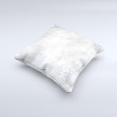 White Cracked Rock Surface ink-Fuzed Decorative Throw Pillow