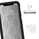 White Floral Lace - Skin Kit for the iPhone OtterBox Cases