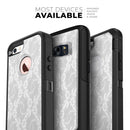 White Floral Lace - Skin Kit for the iPhone OtterBox Cases