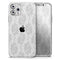 White Floral Lace // Skin-Kit compatible with the Apple iPhone 14, 13, 12, 12 Pro Max, 12 Mini, 11 Pro, SE, X/XS + (All iPhones Available)
