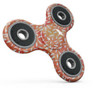 White Floral Pedals of the Suns Surface Full-Body Fidget Spinner Skin-Kit